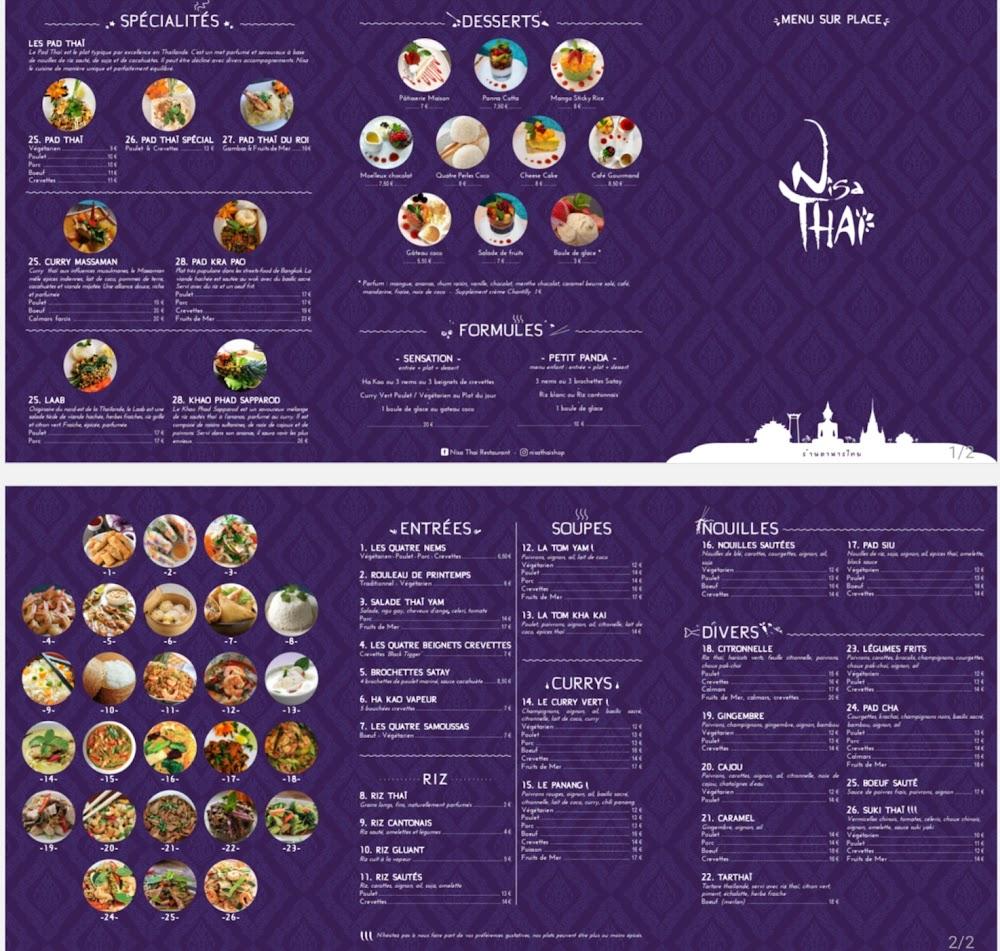 Nisa Thai - Menu Image 1